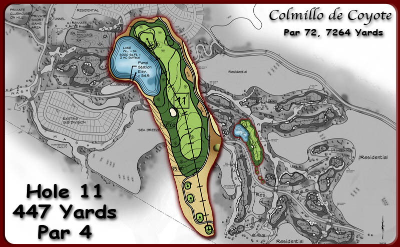 Comillo de Coyote Golf Course Hole 11