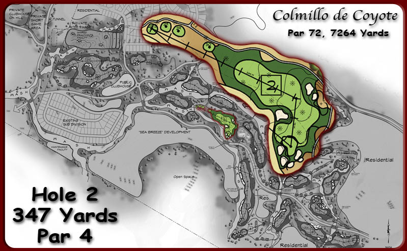 Comillo de Coyote Golf Course Hole 2
