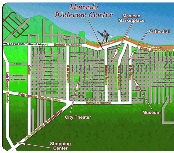 La Paz City Map